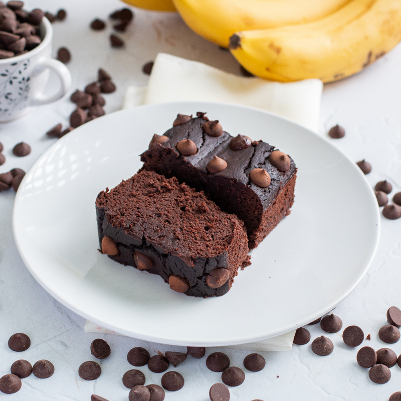 Vegan Family Chocolate Banana Cake