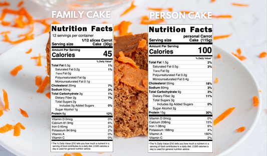 Personal Carrot Cake