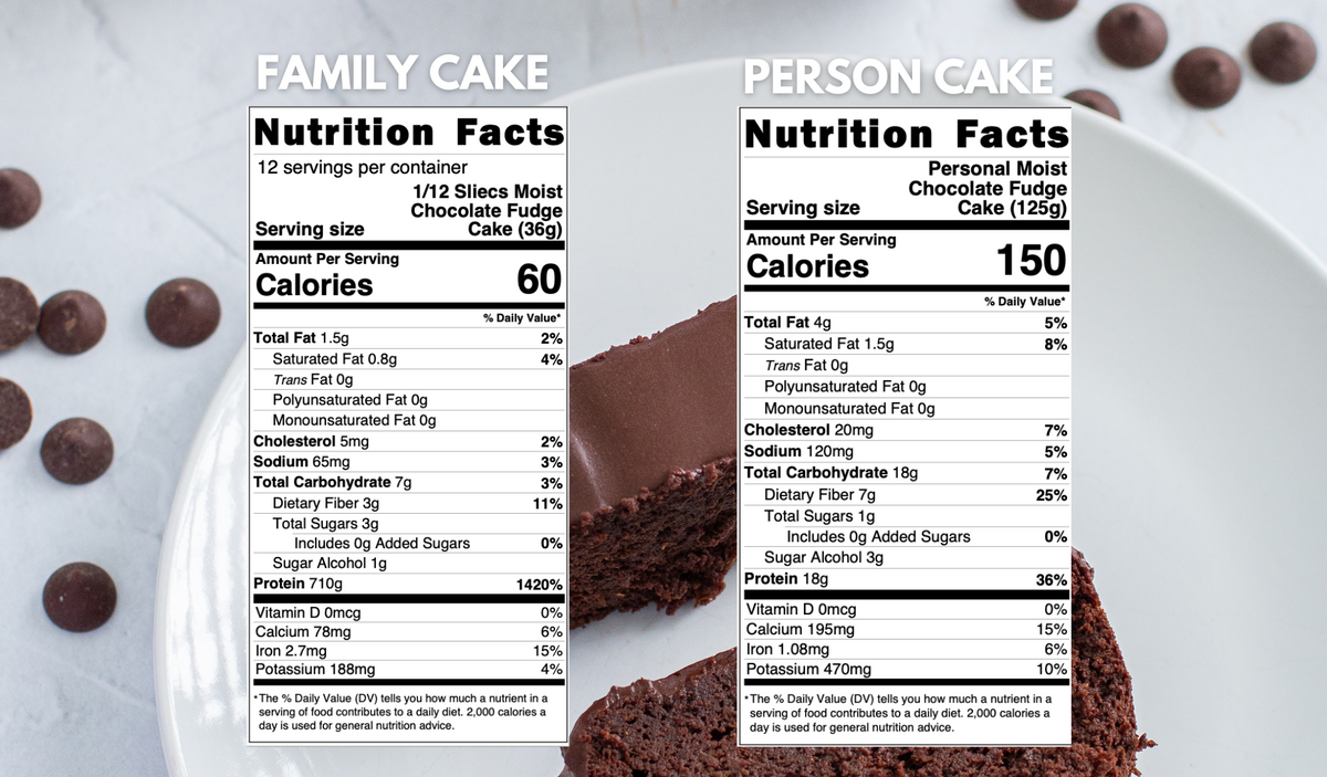 Personal Chocolate Fudge Cake
