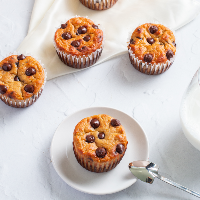 Dark Chocolate Chip Muffins