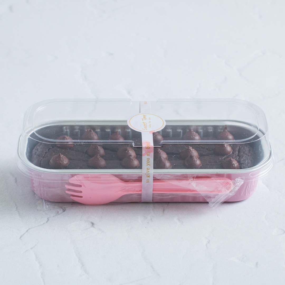 Vegan Personal Chocolate Banana Cake